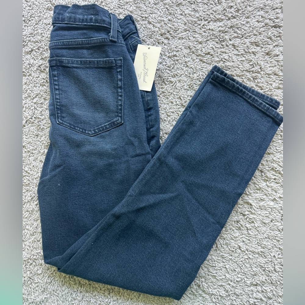 Universal Thread Mid Rise 80s Slim Jeans in Blue NWT Size 4 reg